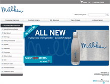 Tablet Screenshot of millikenstore.com